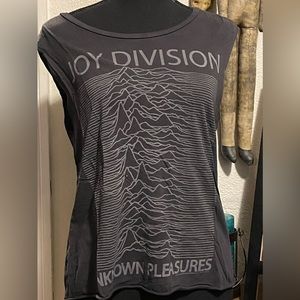 Joy Division Unknown Pleasures T-shirt Cropped